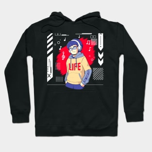 Listening Music Hoodie